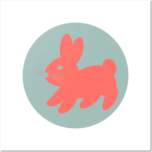 Cute rabbit bunny Posters and Art